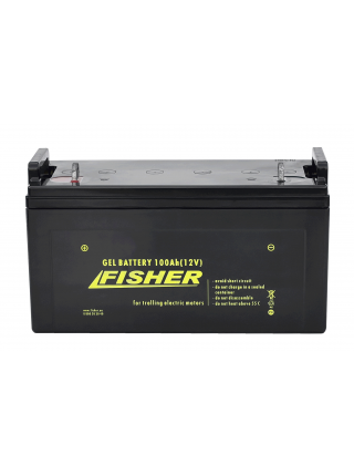 Электромотор Fisher 46 + аккумулятор Gel 100Ah